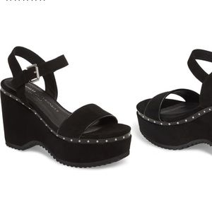 Chinese Laundry Tula Studded Platform Wedges